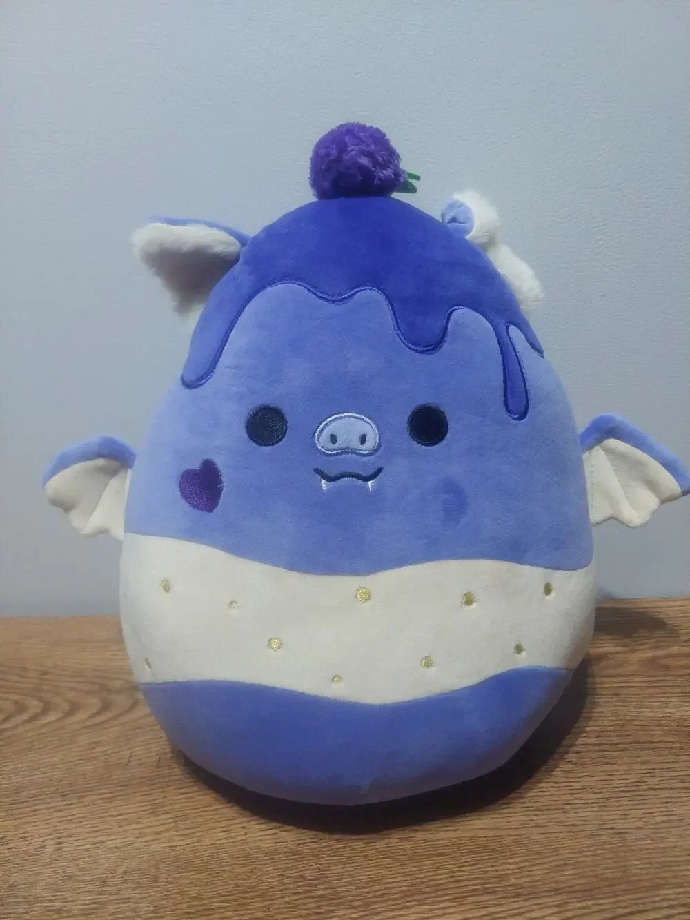 Squishmallows Finklestein 12” (Valentine’s Day 2026) Blueberry Cake Bat Plush